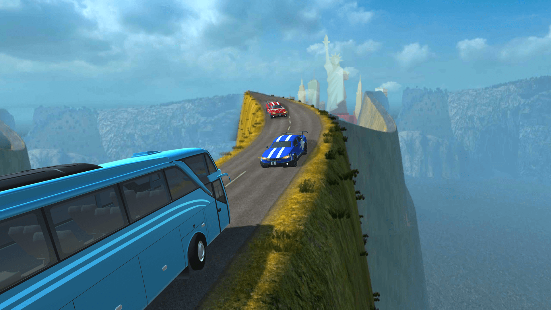 اسکرین شات 2 بازی Risky Roads Bus Driver Offroad