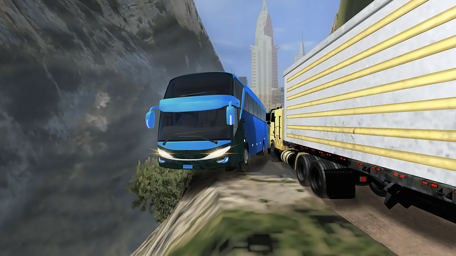 اسکرین شات 3 بازی Risky Roads Bus Driver Offroad