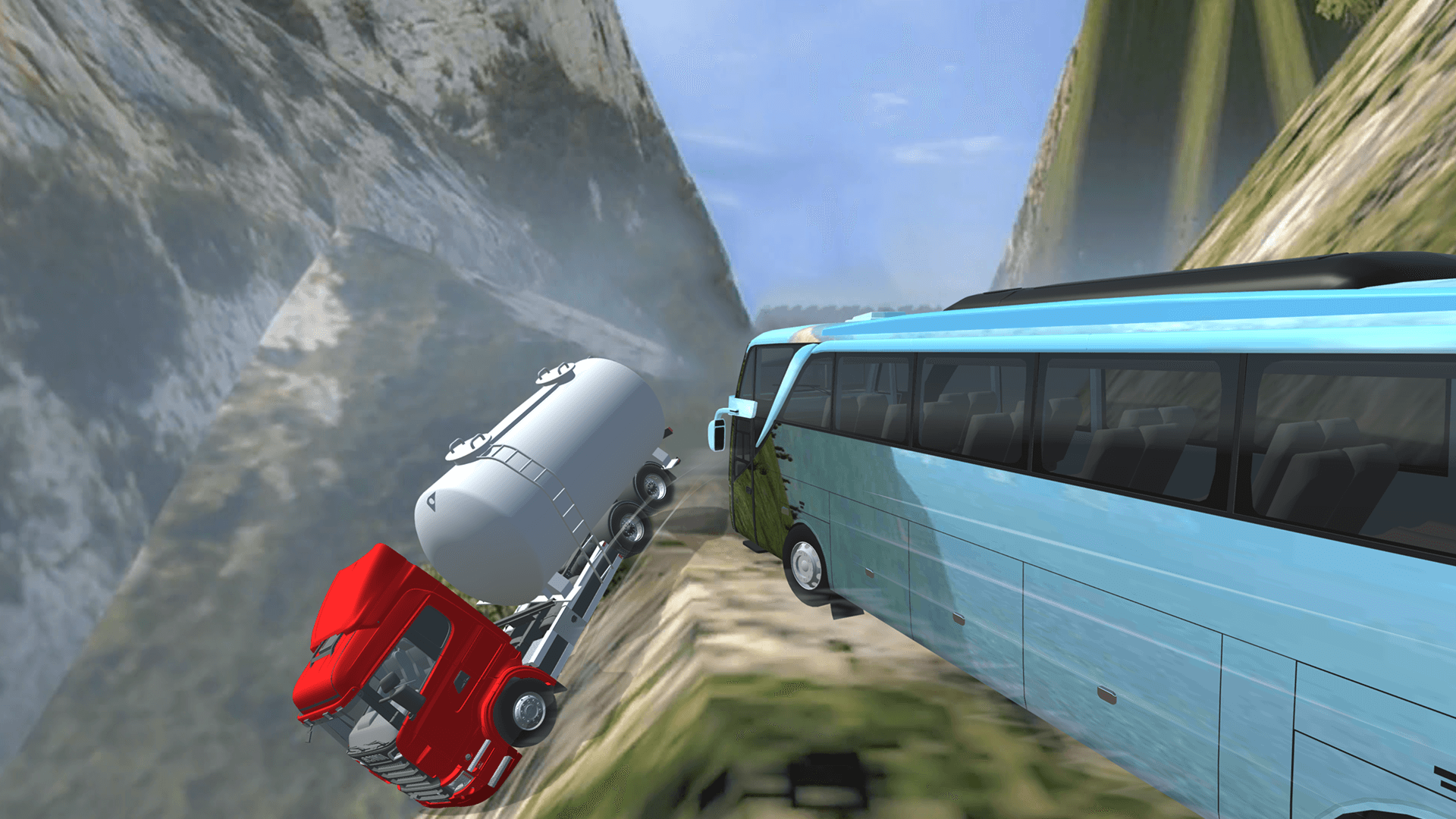 اسکرین شات 6 بازی Risky Roads Bus Driver Offroad