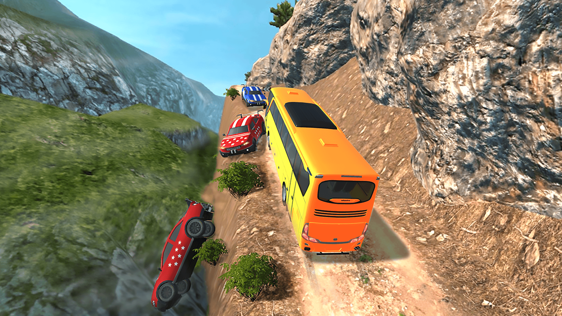اسکرین شات 1 بازی Risky Roads Bus Driver Offroad