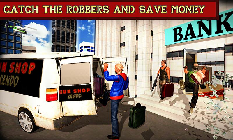 اسکرین شات 3 بازی Bank Robbers Strike : US Polic