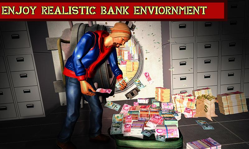 اسکرین شات 2 بازی Bank Robbers Strike : US Polic