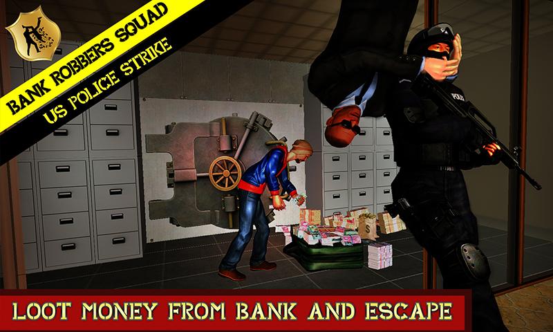 اسکرین شات 1 بازی Bank Robbers Strike : US Polic