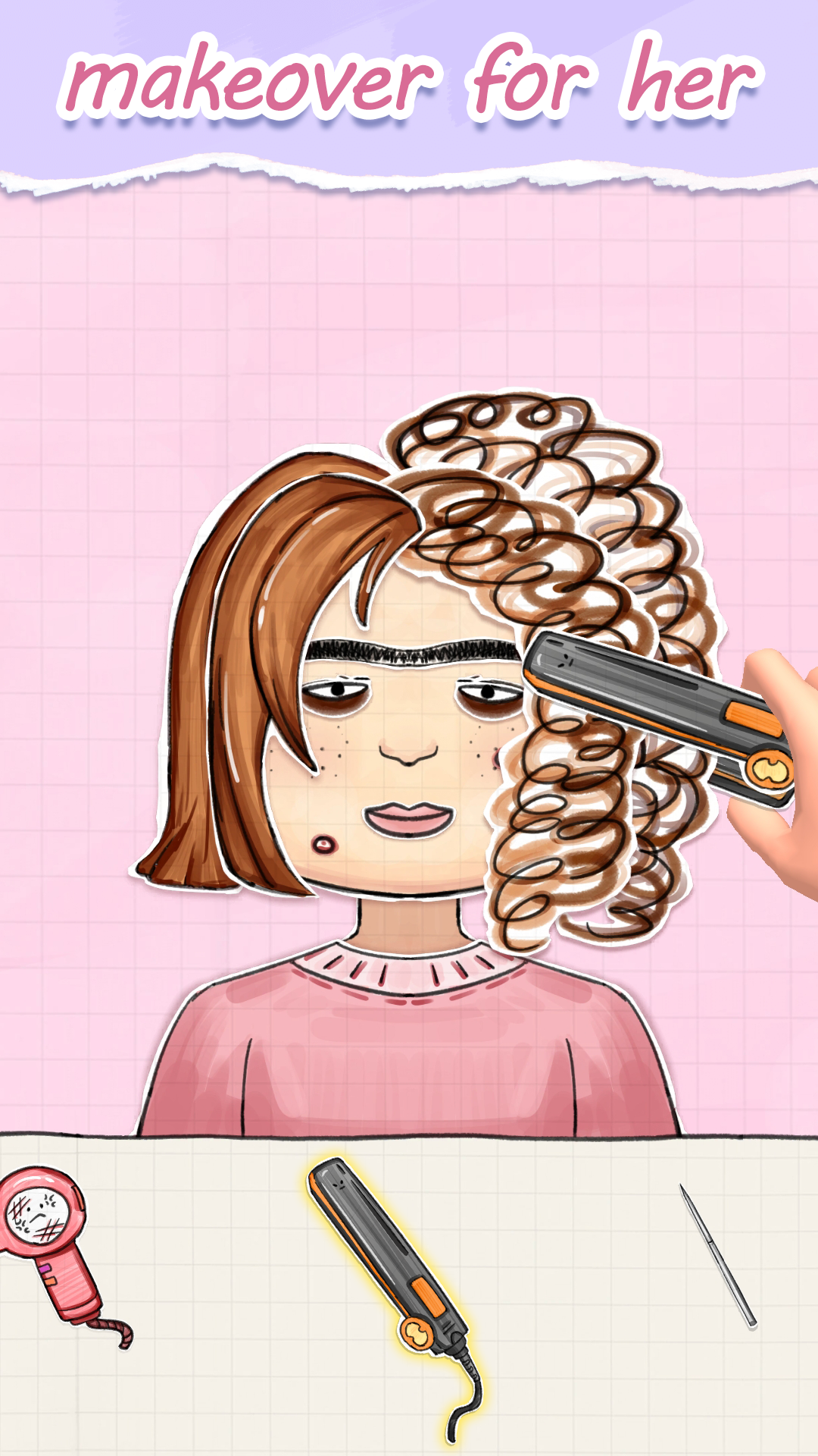 اسکرین شات 4 بازی DIY Paper Doll: Makeover dress
