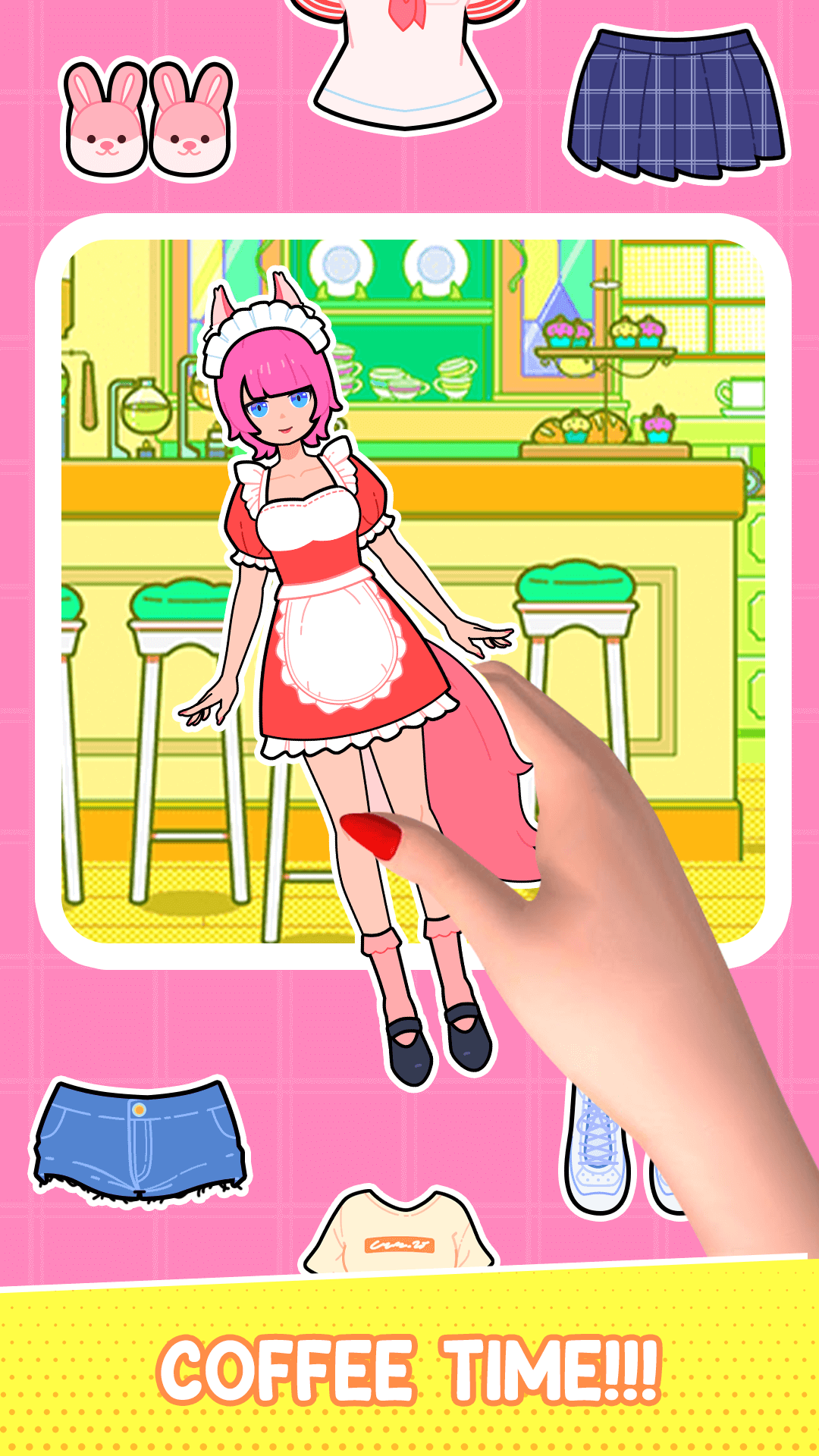 اسکرین شات 3 بازی Paper Doll Diary - Chibi Dolls