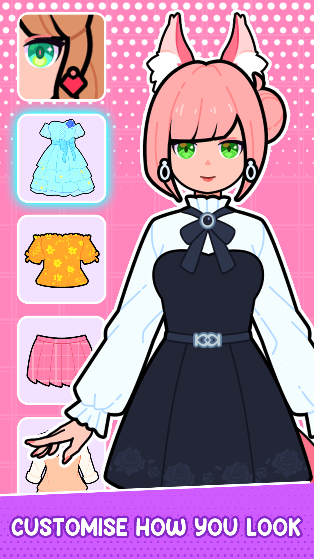 اسکرین شات 1 بازی Paper Doll Diary - Chibi Dolls