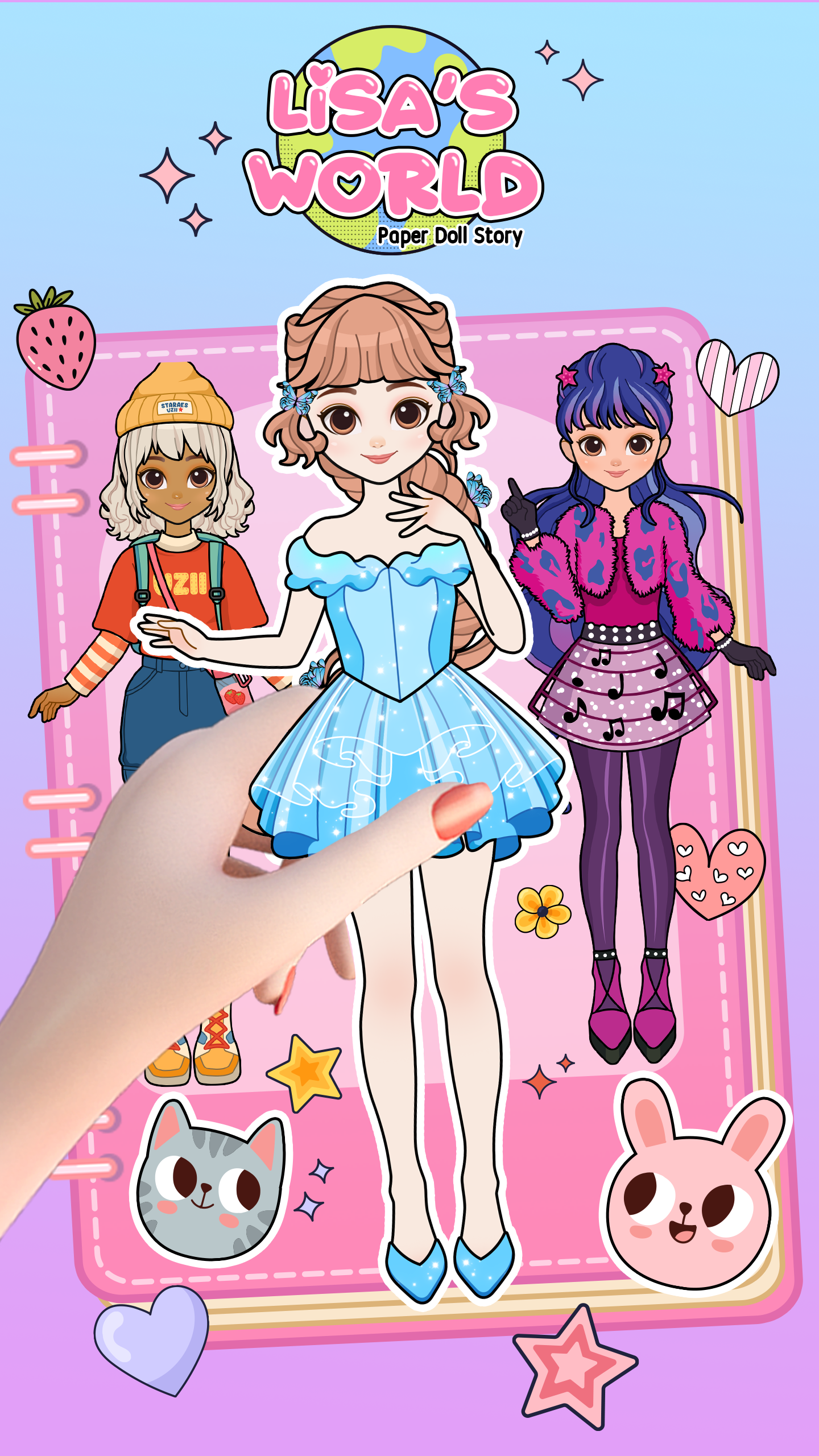 اسکرین شات 1 بازی Lisa's World: Paper Doll Story
