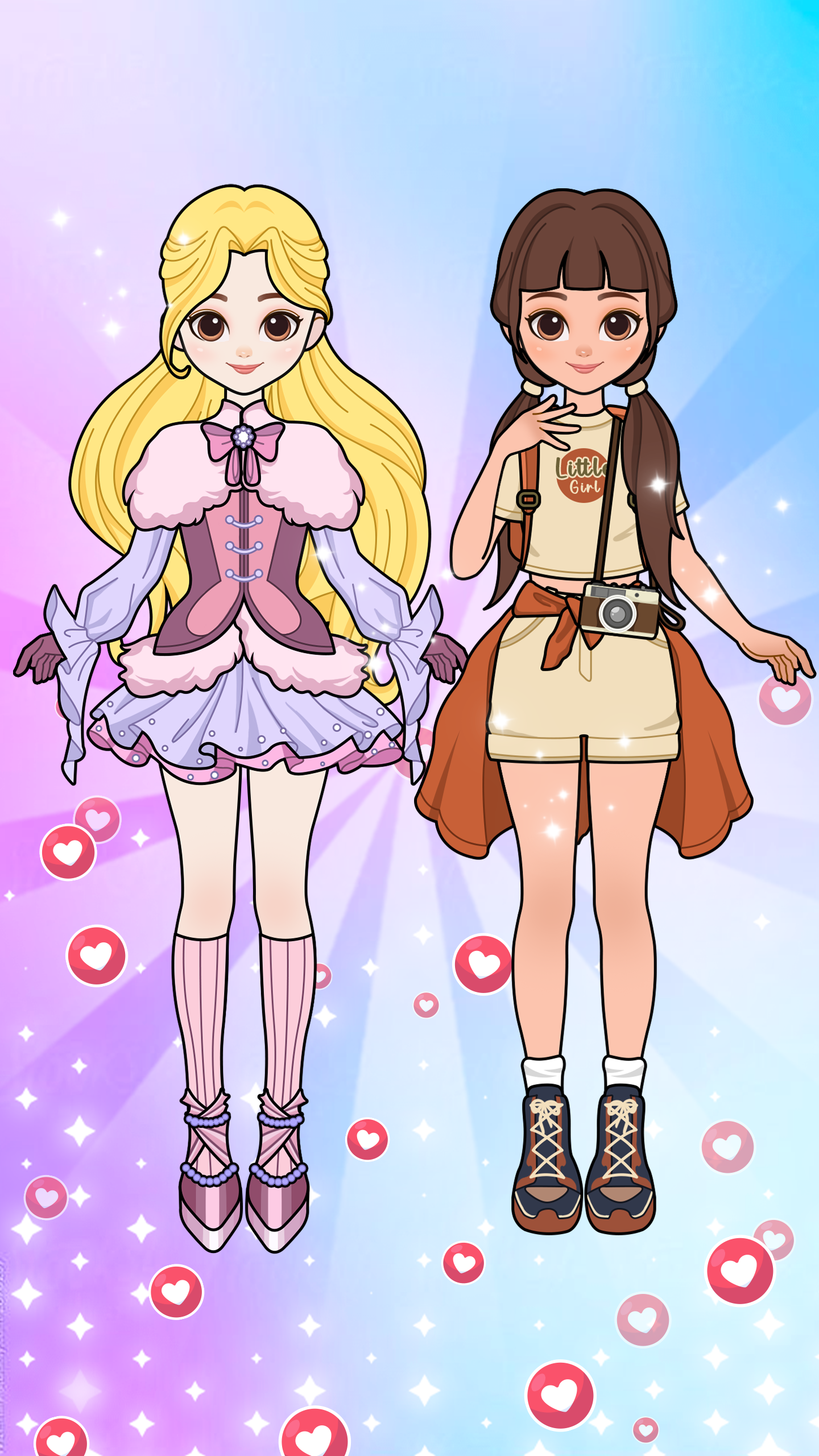 اسکرین شات 5 بازی Lisa's World: Paper Doll Story