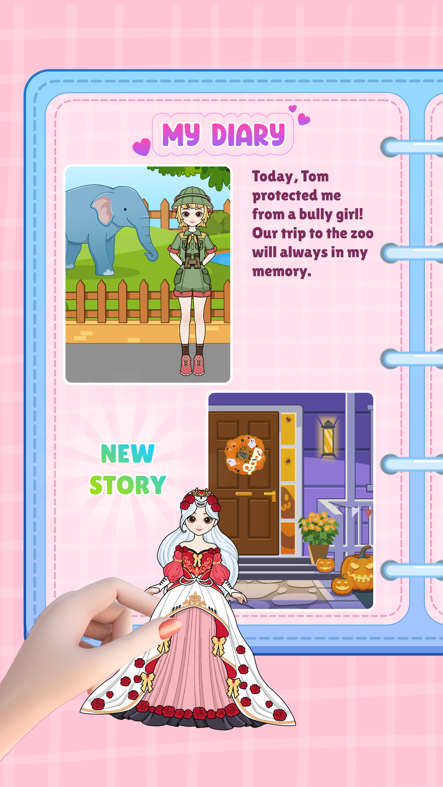 اسکرین شات 6 بازی Lisa's World: Paper Doll Story