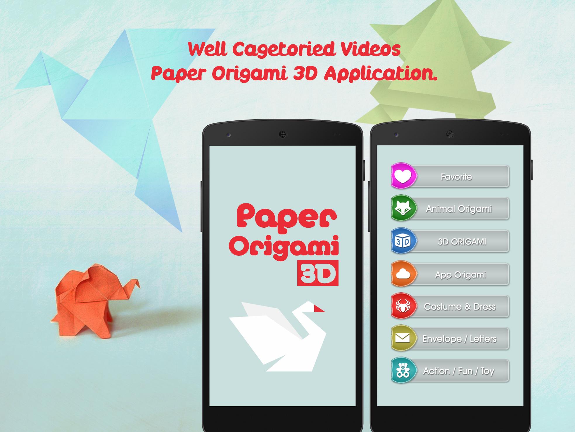 اسکرین شات 1 برنامه Paper Origami,Origami Tutorial