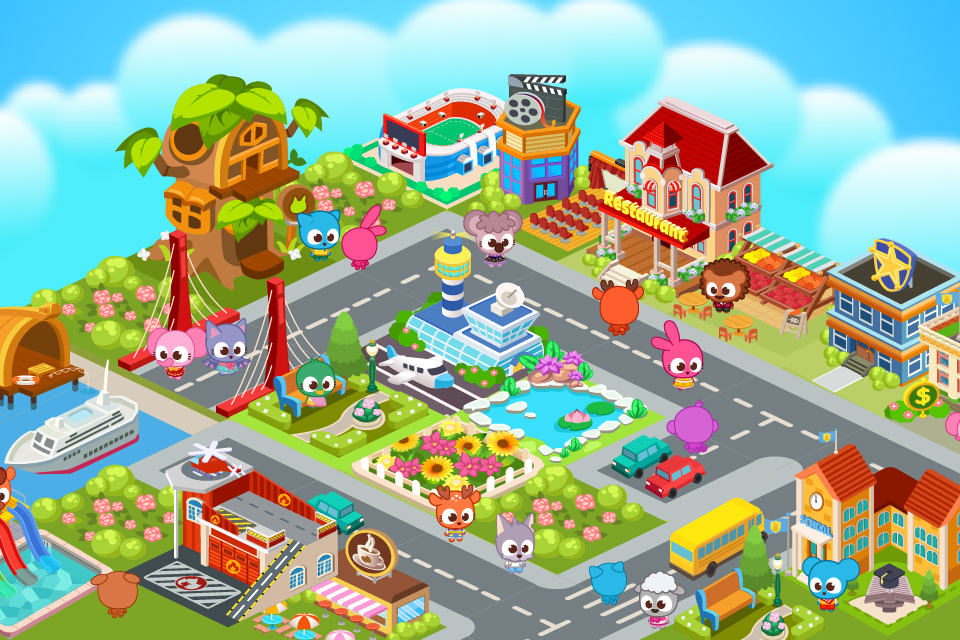 اسکرین شات 3 بازی Papo City Builder