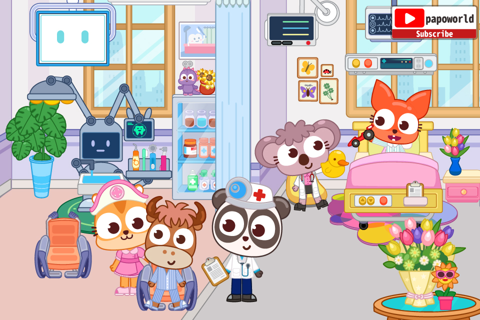 اسکرین شات 6 بازی Papo Town Clinic Doctor