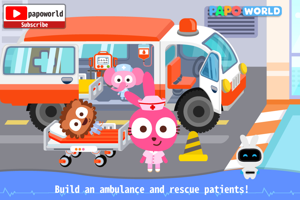 اسکرین شات 1 بازی Papo Town: Hospital