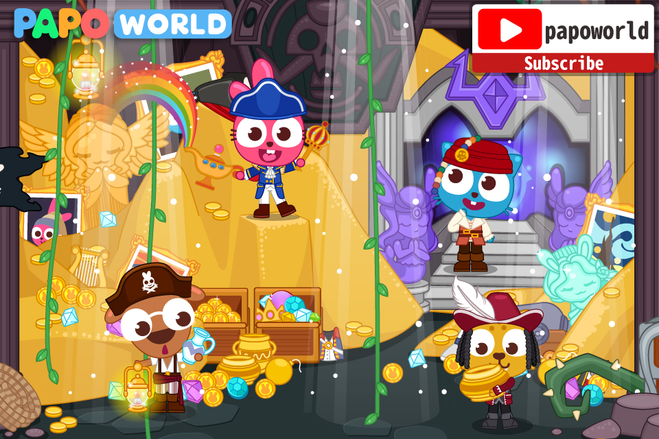 اسکرین شات 1 بازی Papo Town Pirate