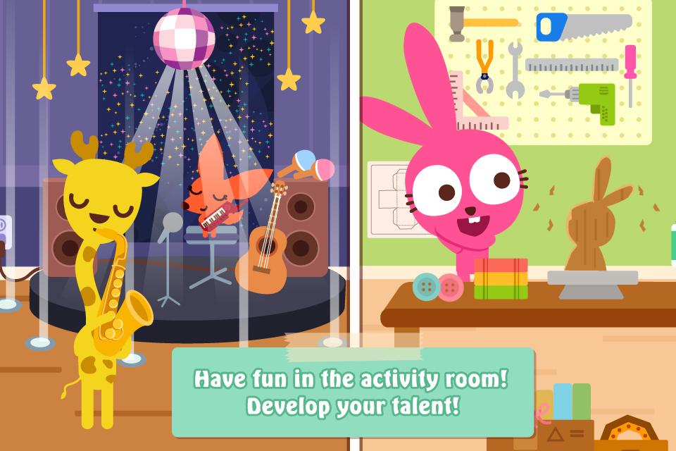 اسکرین شات 3 برنامه Papo Town: School