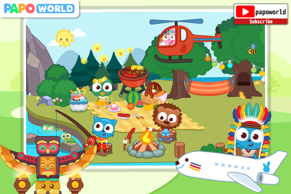 اسکرین شات 4 بازی Papo Town: Travel