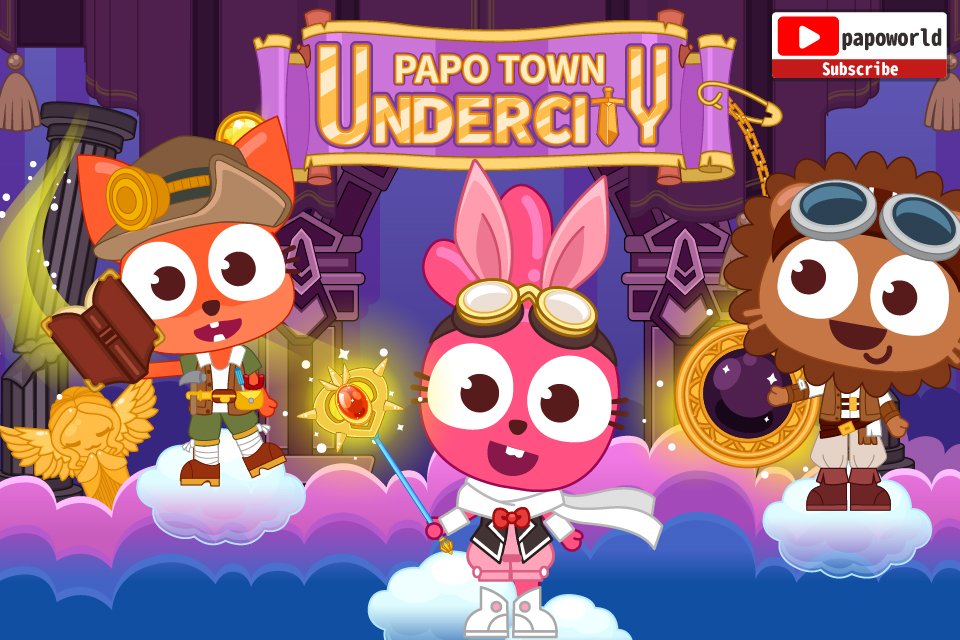 اسکرین شات 3 بازی Papo Town: Underground City