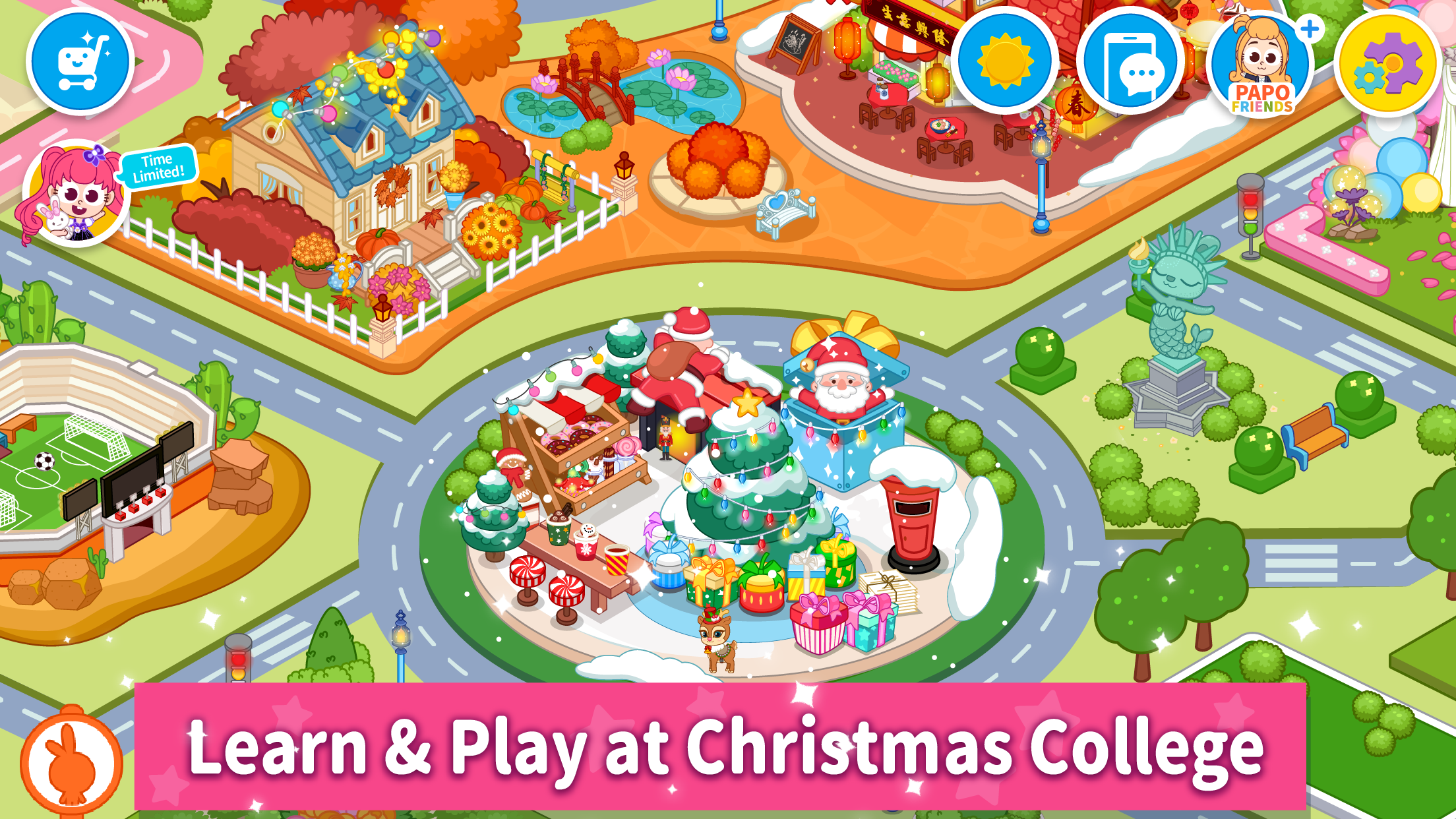 اسکرین شات 7 بازی Papo Town World game for kids