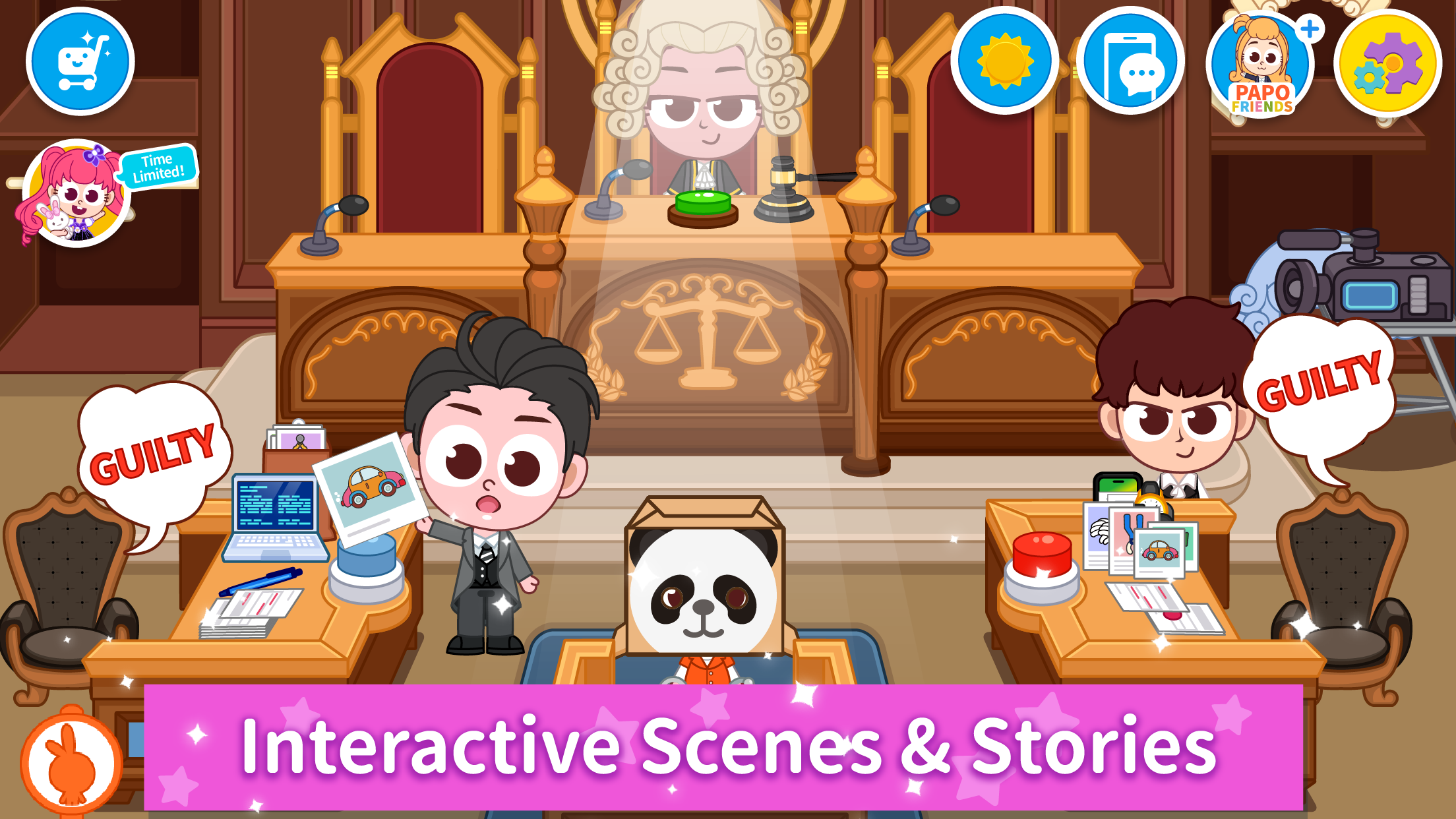 اسکرین شات 4 بازی Papo Town World game for kids