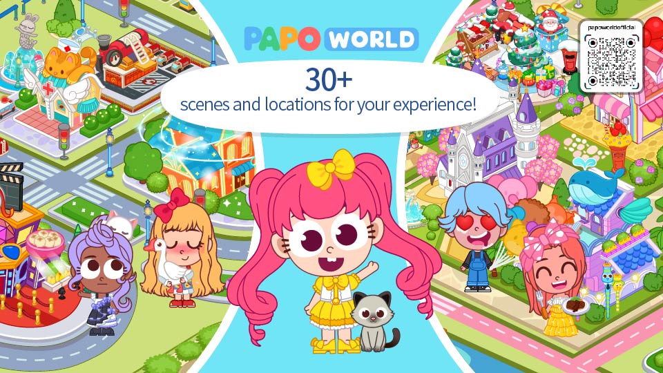 اسکرین شات 3 بازی Papo Town World game for kids