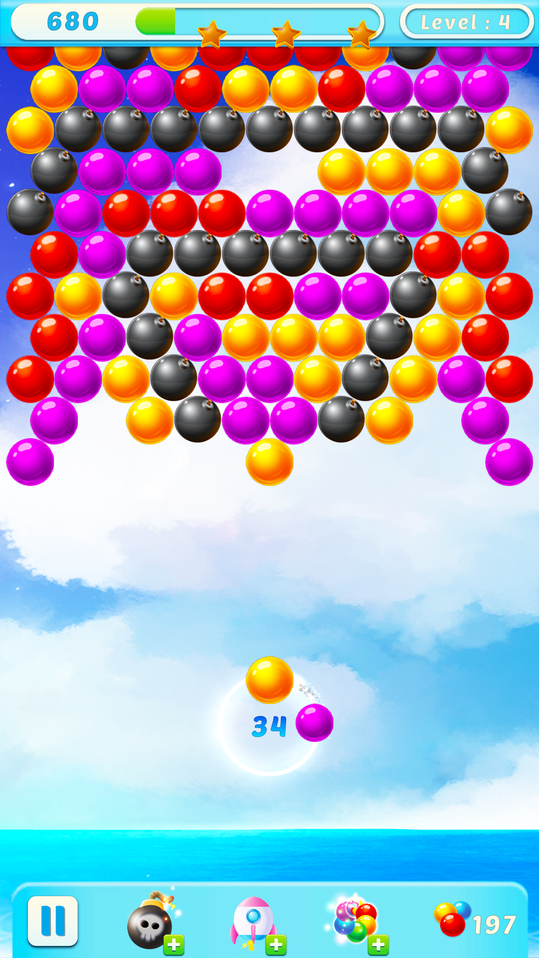 اسکرین شات 4 بازی Bubble Shooter Pop