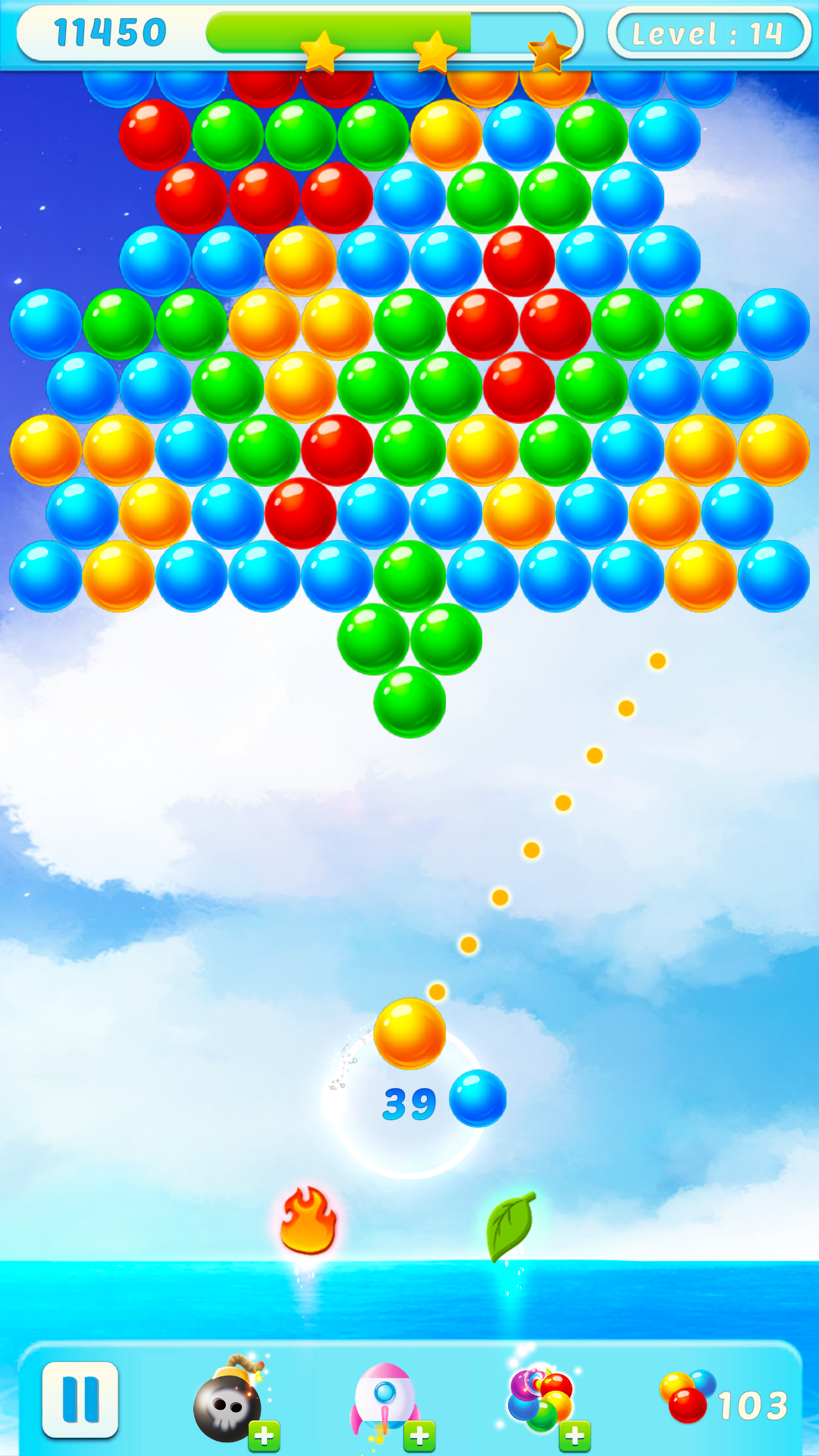 اسکرین شات 1 بازی Bubble Shooter Pop