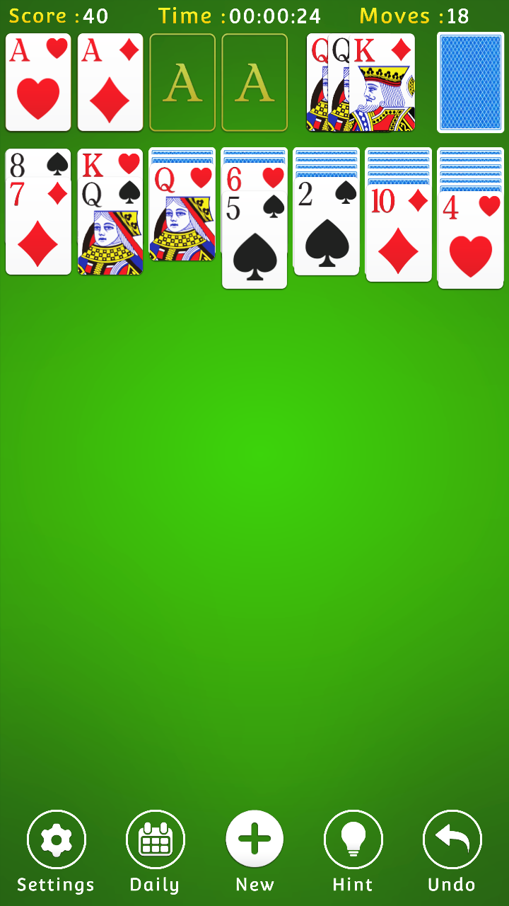 اسکرین شات 1 بازی Solitaire
