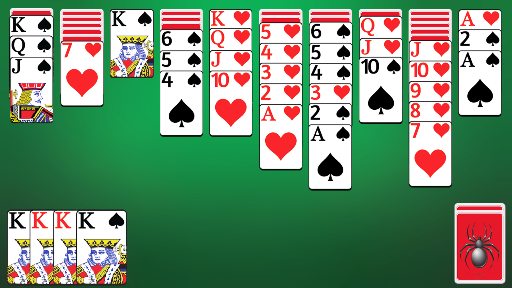 اسکرین شات 7 بازی Spider Solitaire