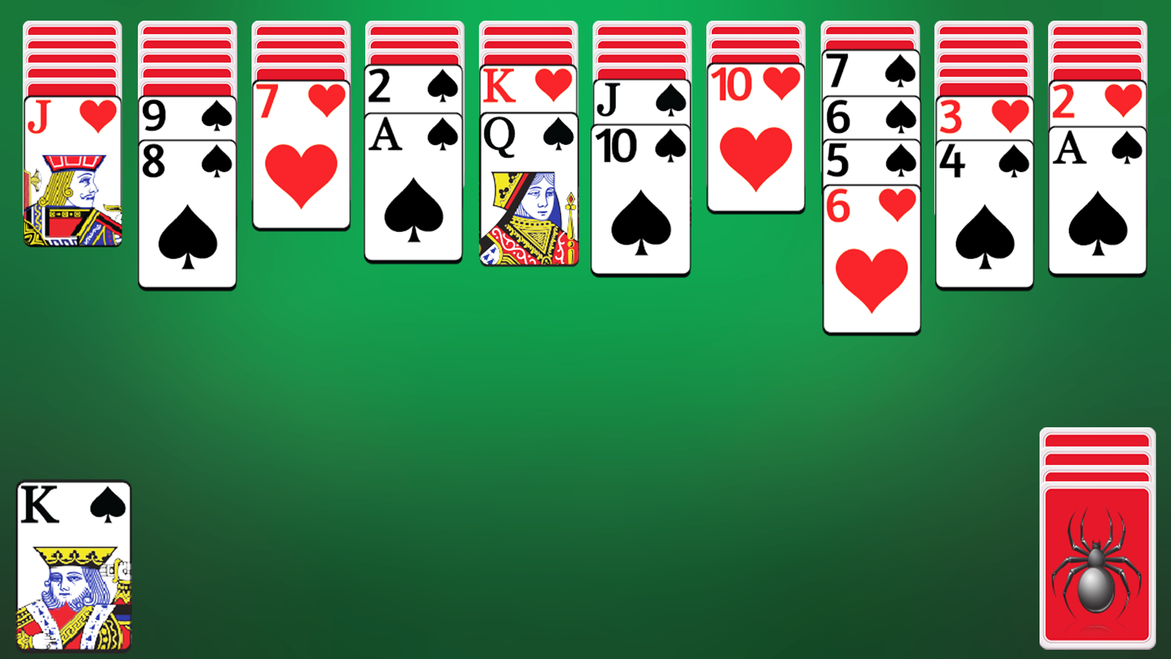 اسکرین شات 5 بازی Spider Solitaire