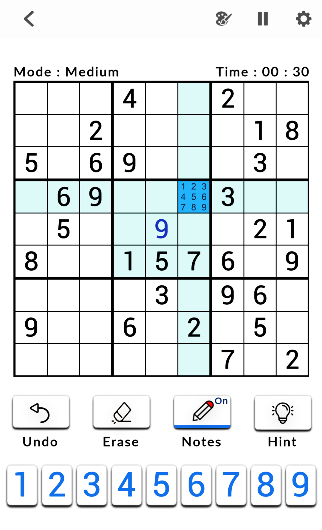 اسکرین شات 6 بازی Sudoku Classic