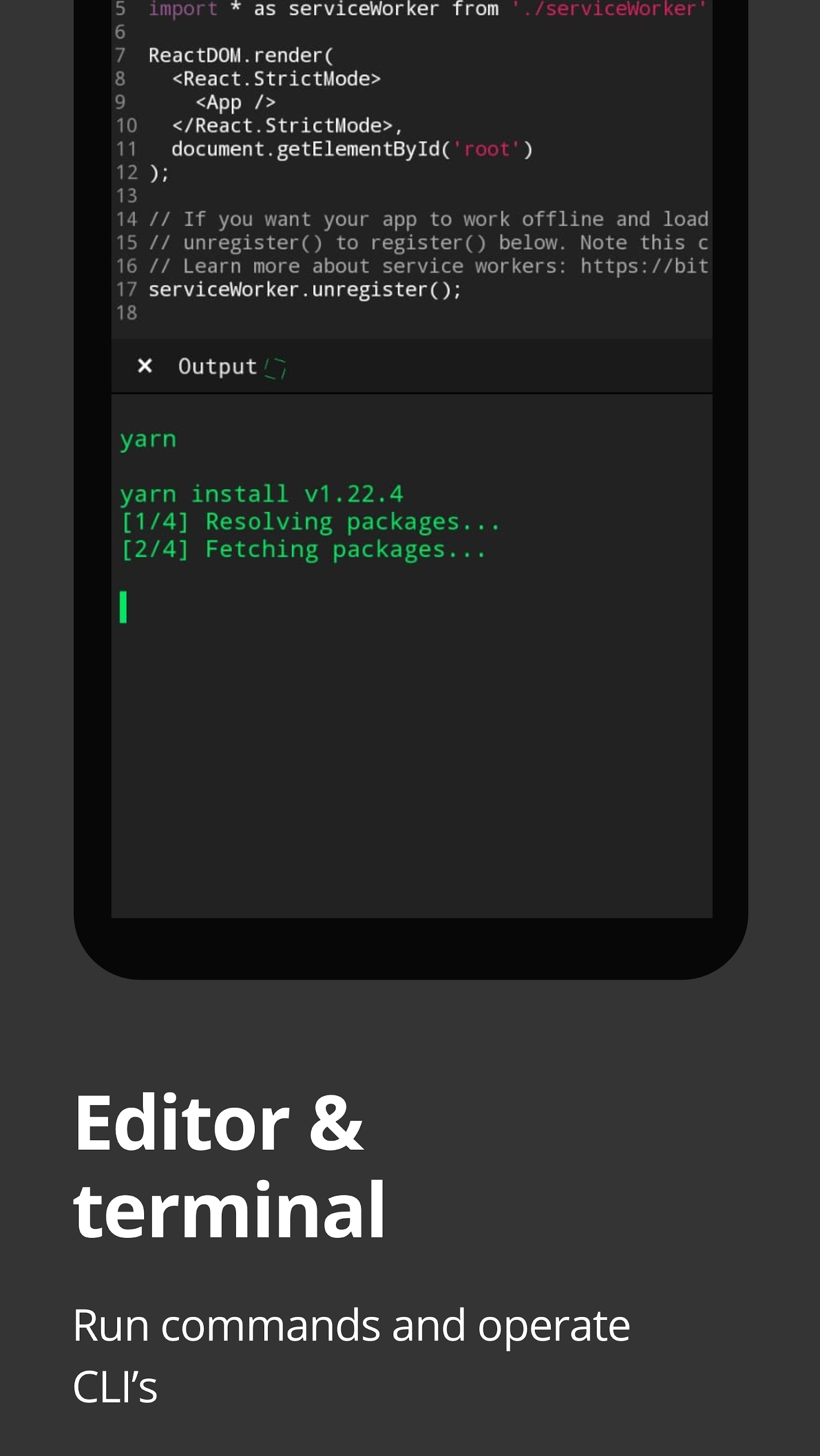 اسکرین شات 1 برنامه Dcoder, Compiler IDE :Code & P