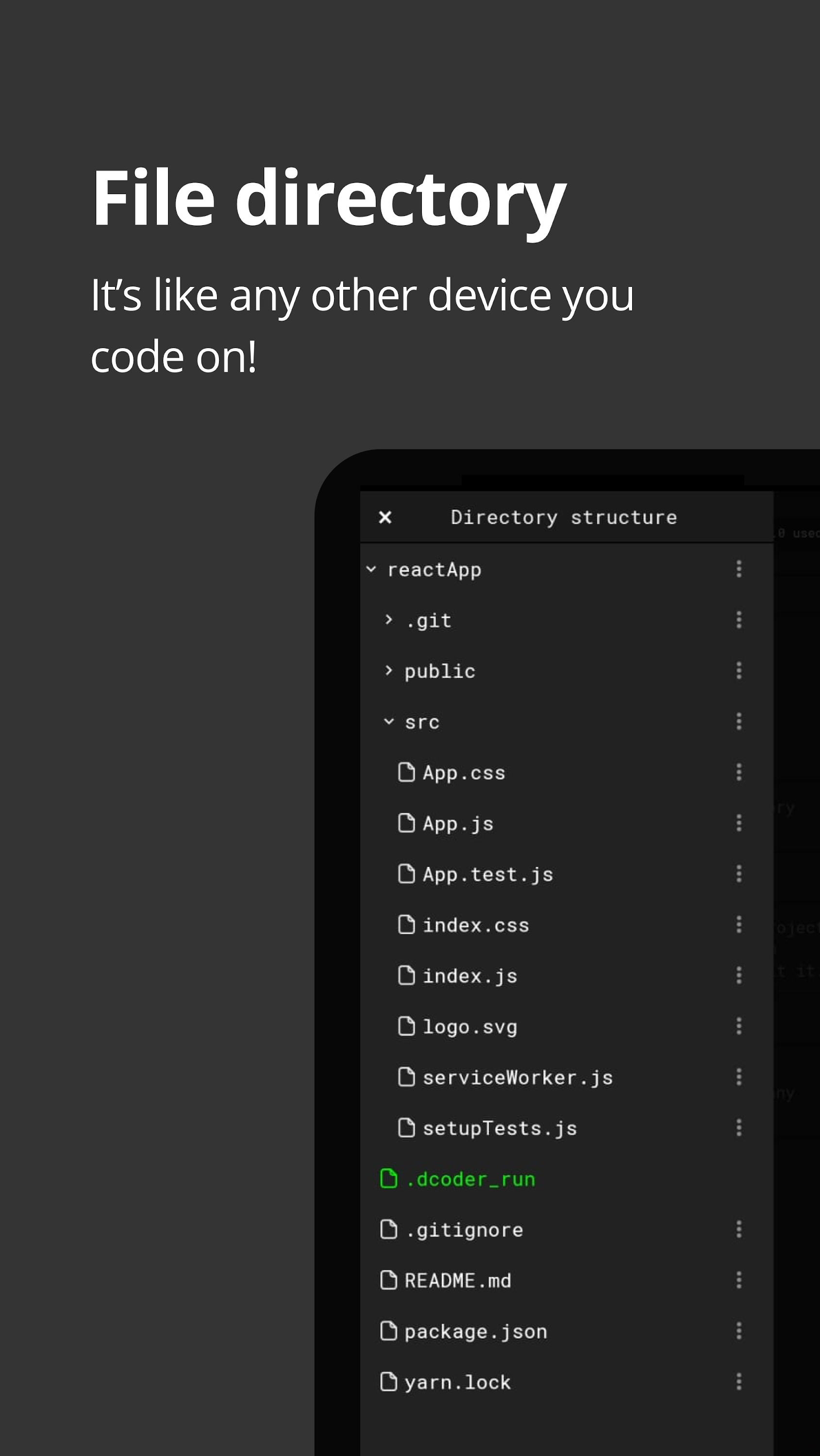 اسکرین شات 2 برنامه Dcoder, Compiler IDE :Code & P
