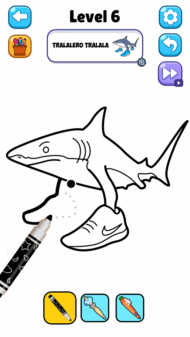 اسکرین شات 2 بازی Idol Draw: Coloring Master