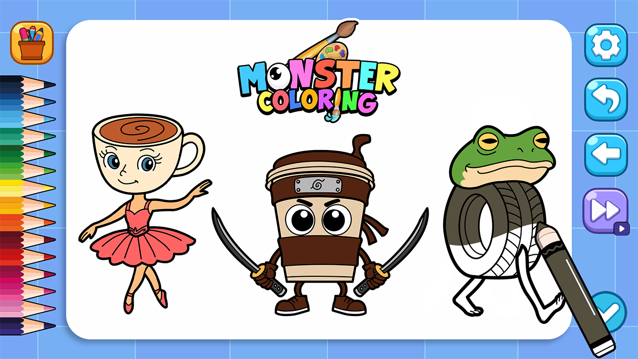 اسکرین شات 1 بازی Idol Draw: Coloring Master