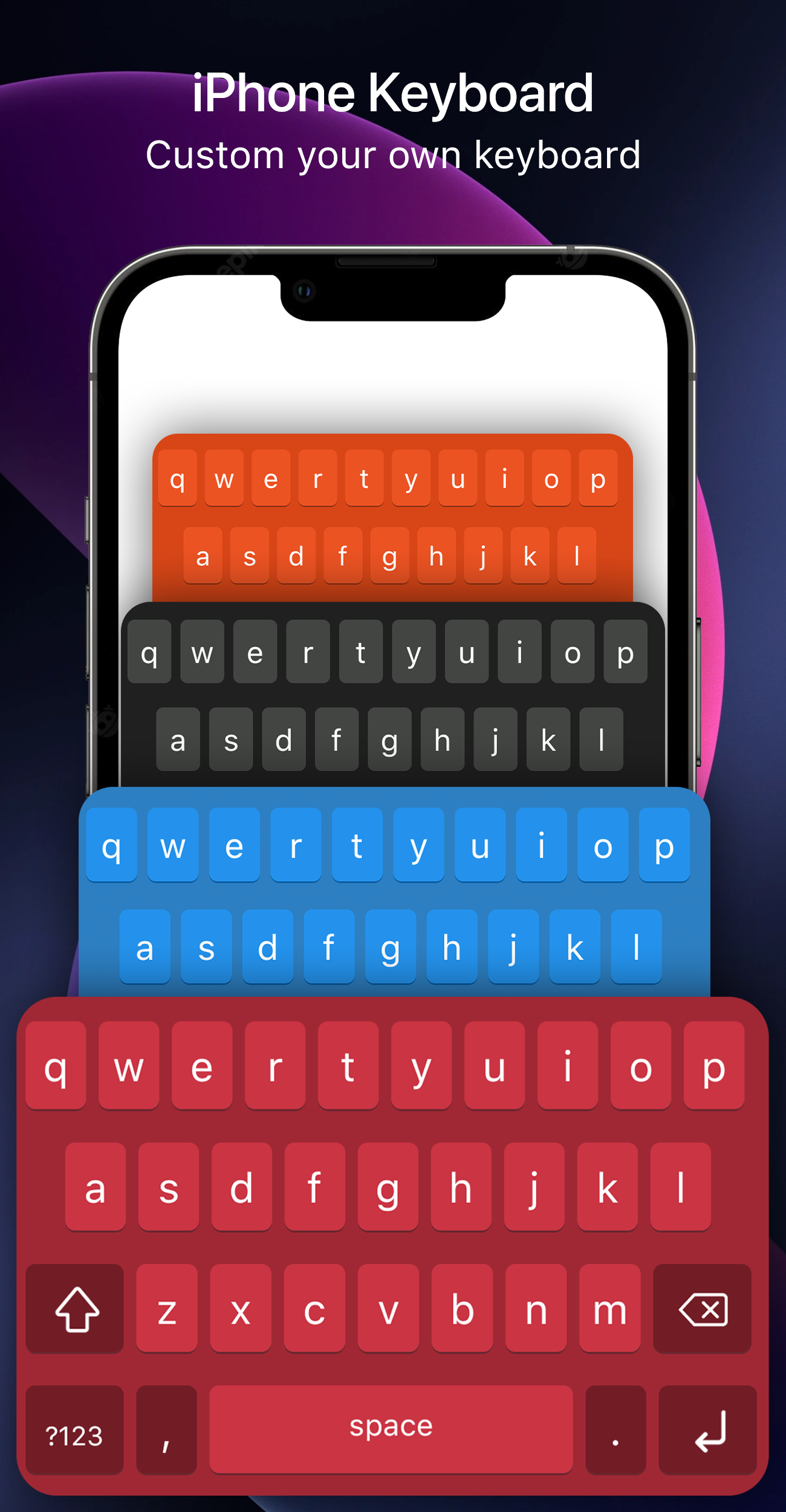 اسکرین شات 1 برنامه iPhone 14 keyboard