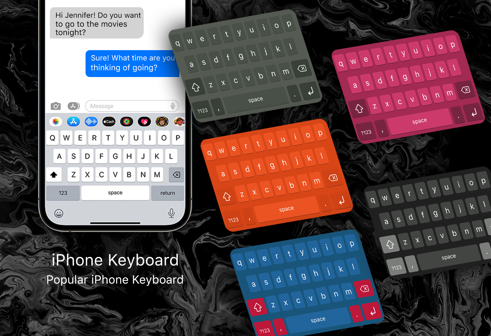 اسکرین شات 3 برنامه iPhone 14 keyboard