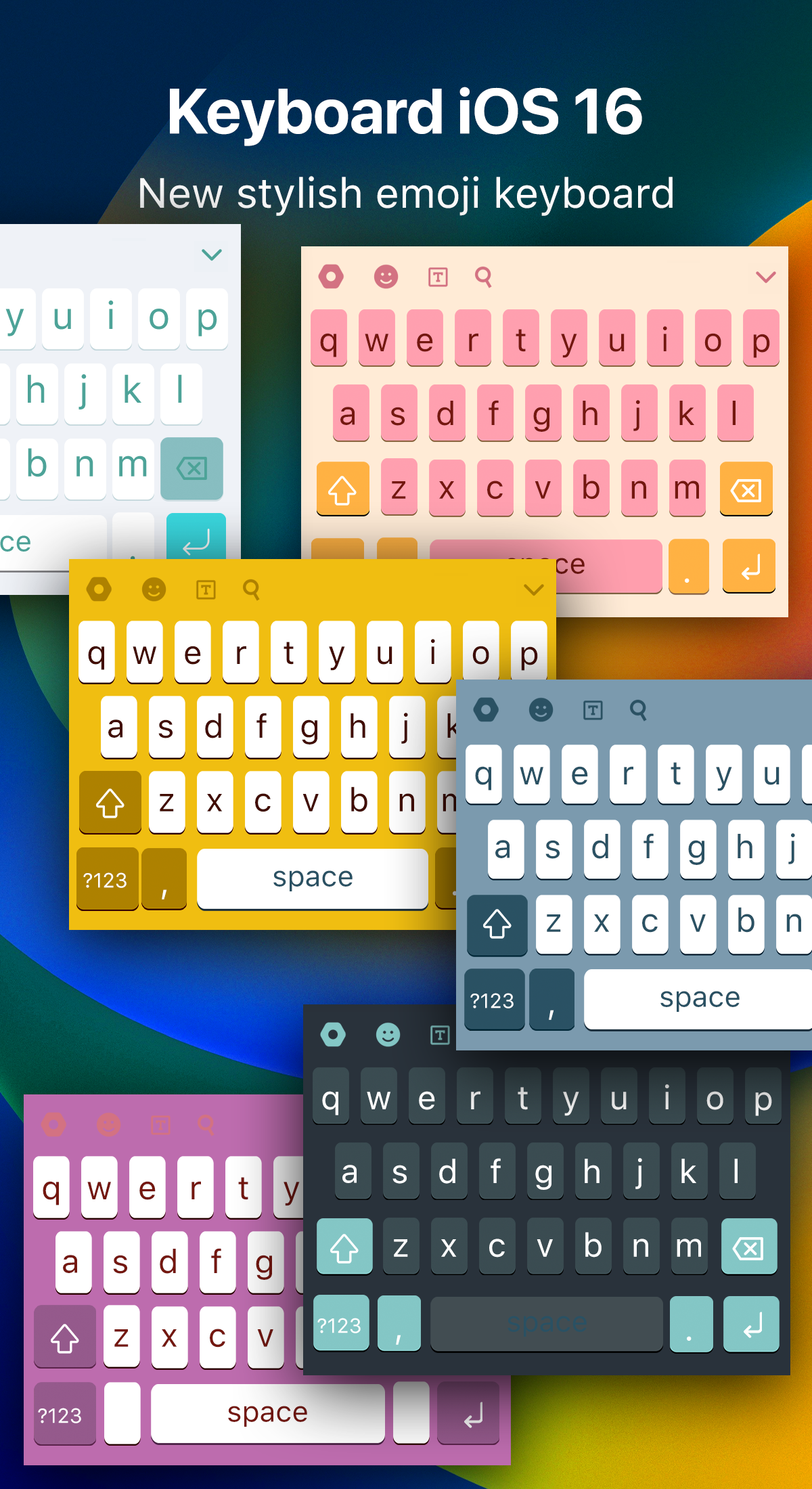 اسکرین شات 2 برنامه Keyboard iOS 16