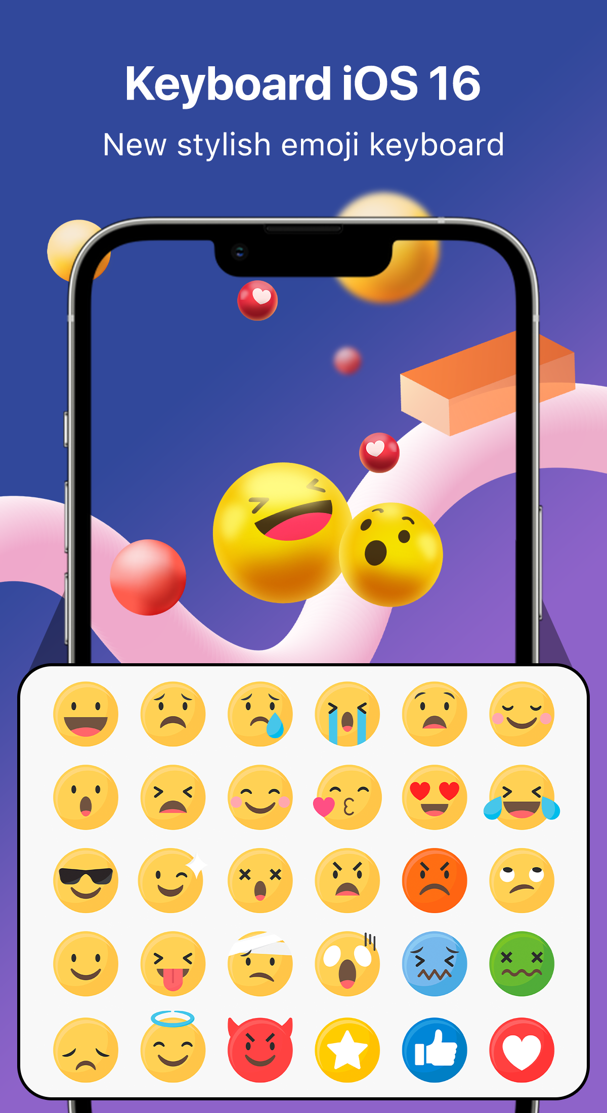 اسکرین شات 3 برنامه Keyboard iOS 16