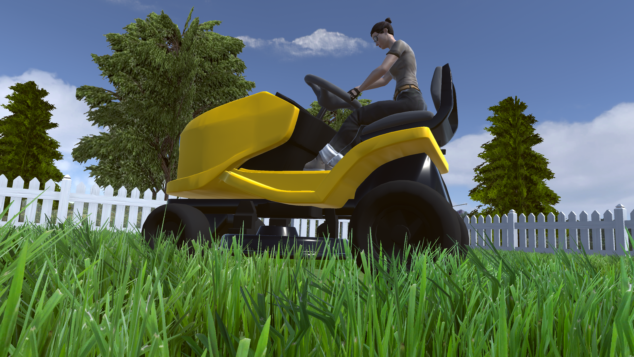 اسکرین شات 1 بازی Lawn Mower: For mowing lawns