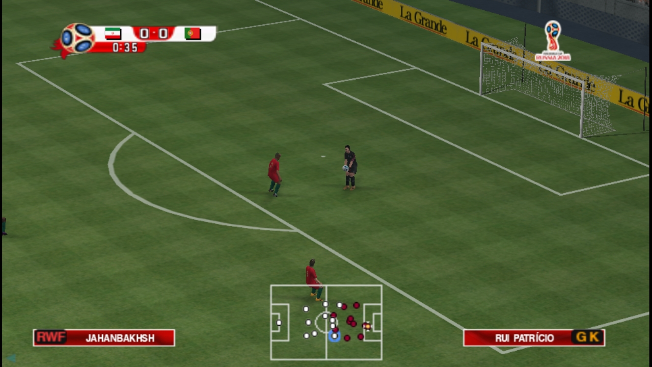 اسکرین شات 8 بازی فوتبال حرفه‌ای ۲۰۱۸ (PES 2018)