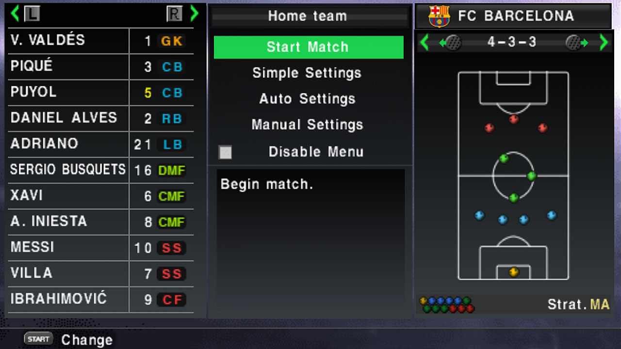 اسکرین شات 6 بازی فوتبال حرفه‌ای ۲۰۱۱ (PES 2011)