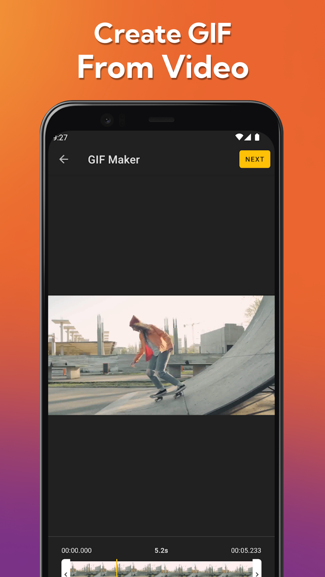 اسکرین شات 2 برنامه GIF to Video, GIF Maker