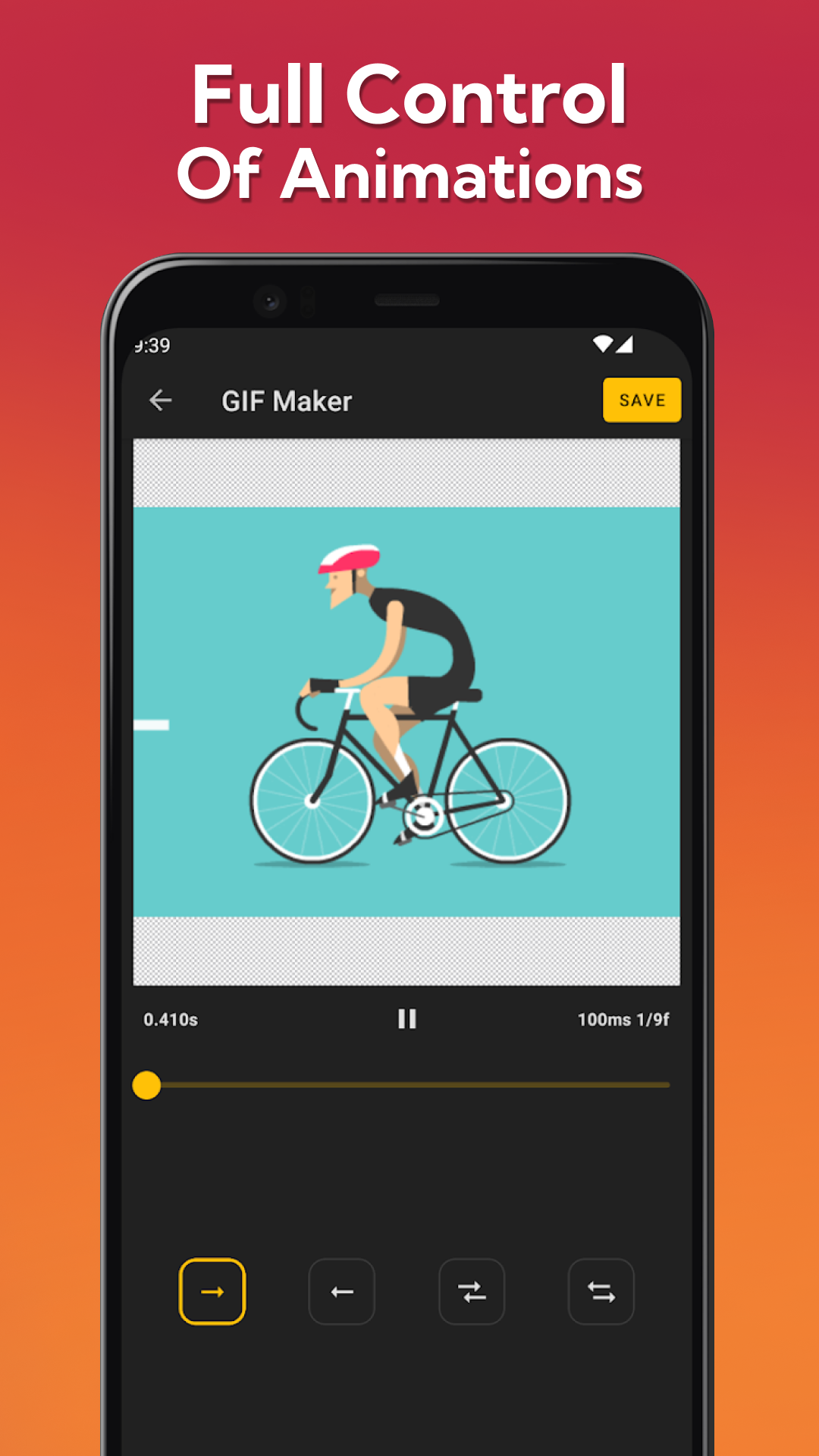 اسکرین شات 4 برنامه GIF to Video, GIF Maker