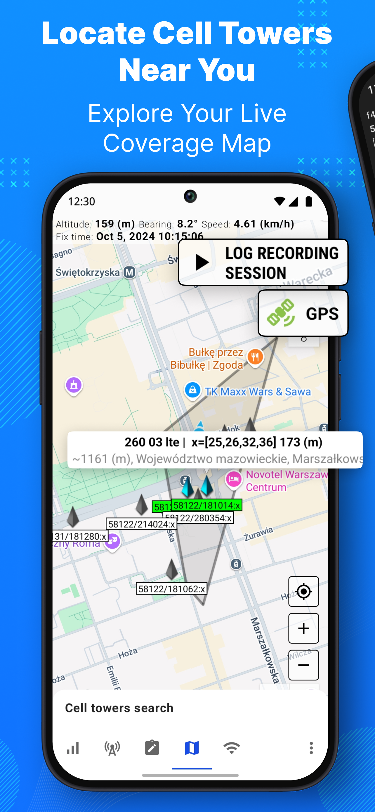 اسکرین شات 3 برنامه Netmonitor: 5G, Cell & WiFi