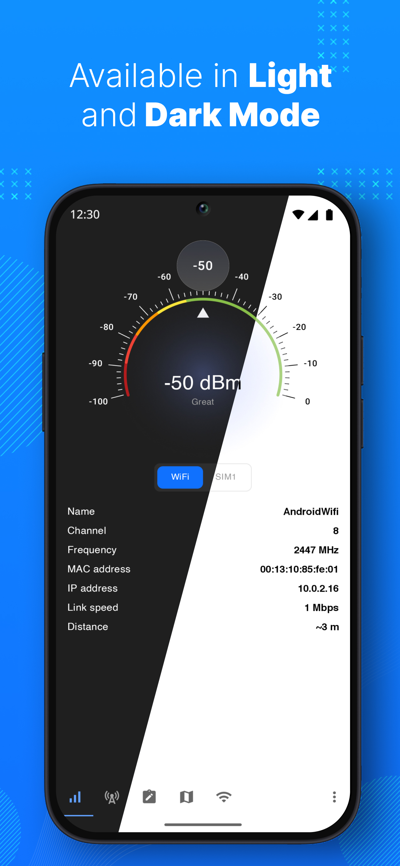 اسکرین شات 7 برنامه Netmonitor: 5G, Cell & WiFi