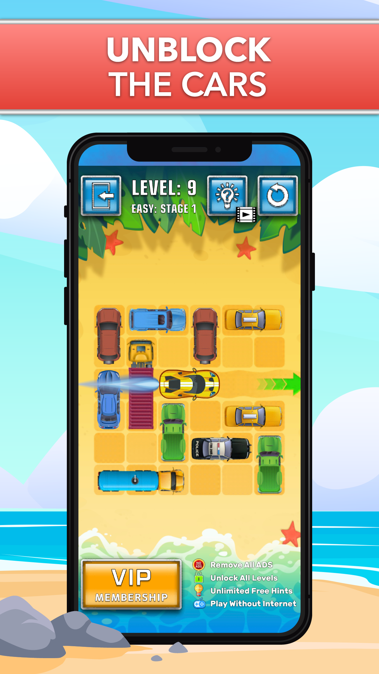اسکرین شات 1 بازی Parking Escape: Unblock Puzzle