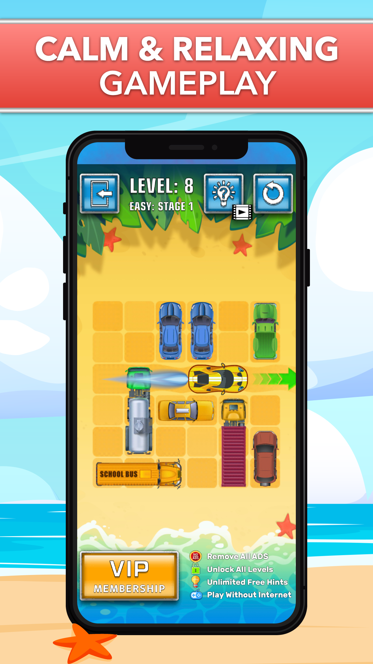 اسکرین شات 5 بازی Parking Escape: Unblock Puzzle