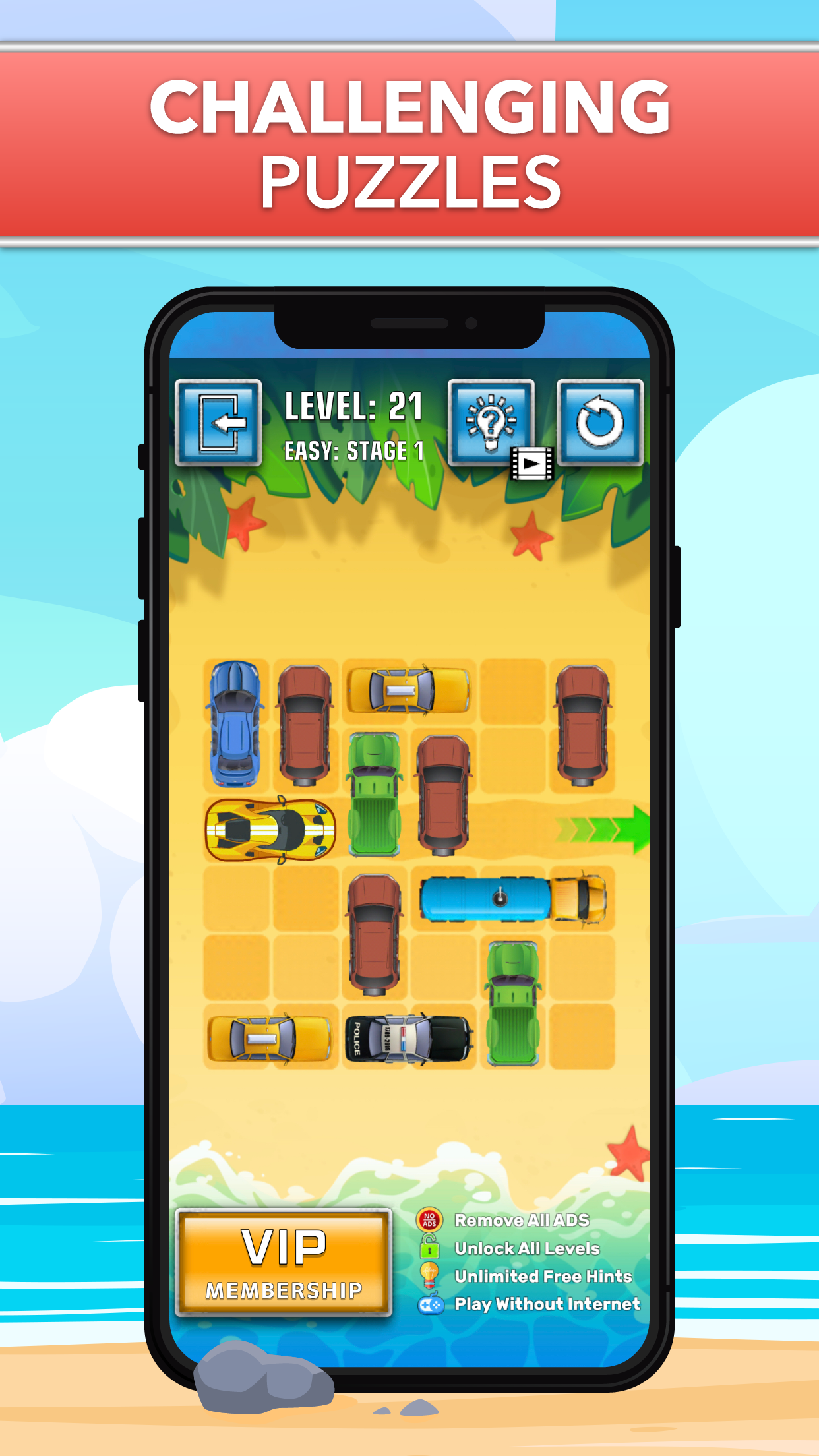 اسکرین شات 3 بازی Parking Escape: Unblock Puzzle