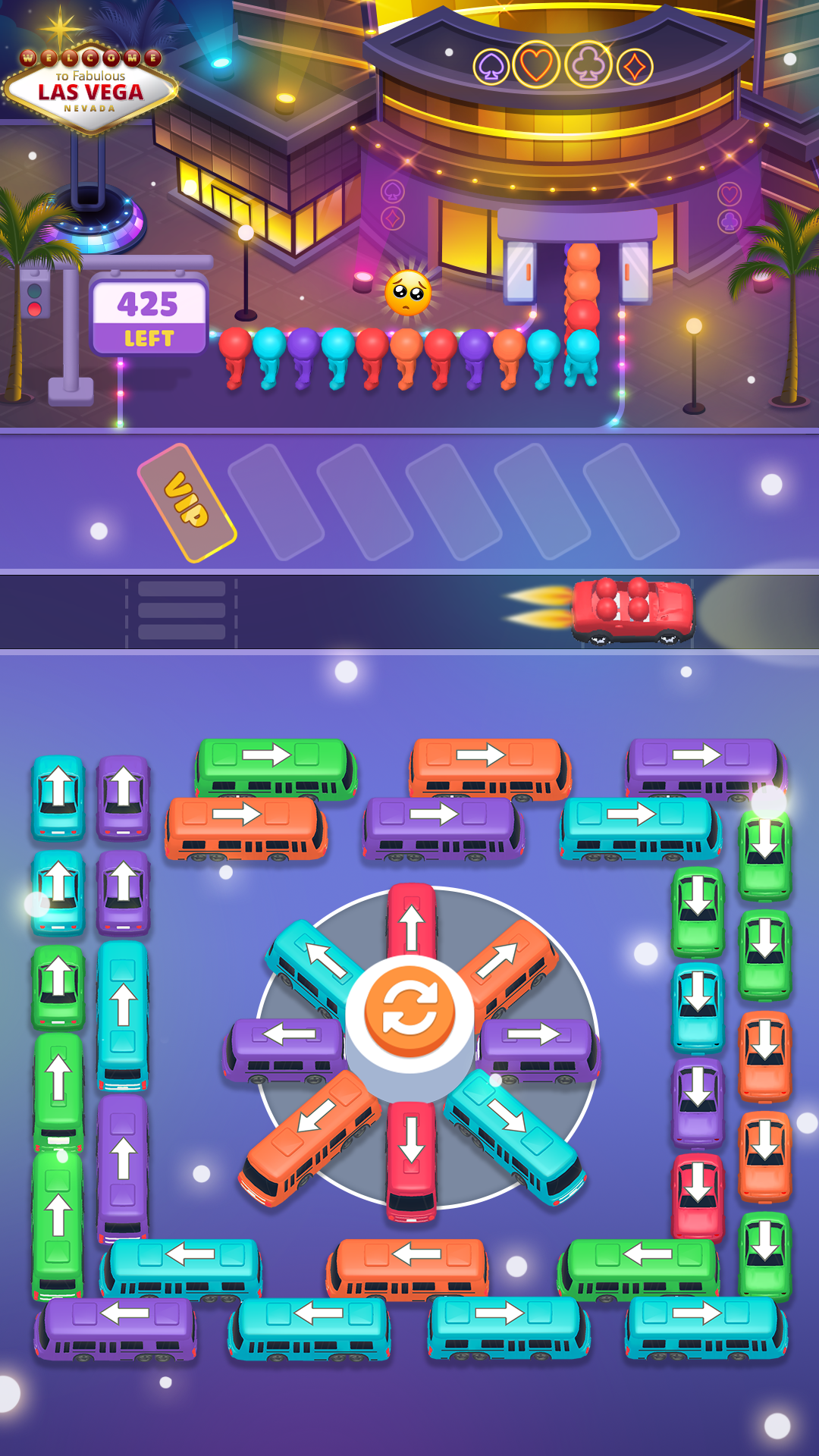 اسکرین شات 4 بازی Bus Fever: Color Parking Jam