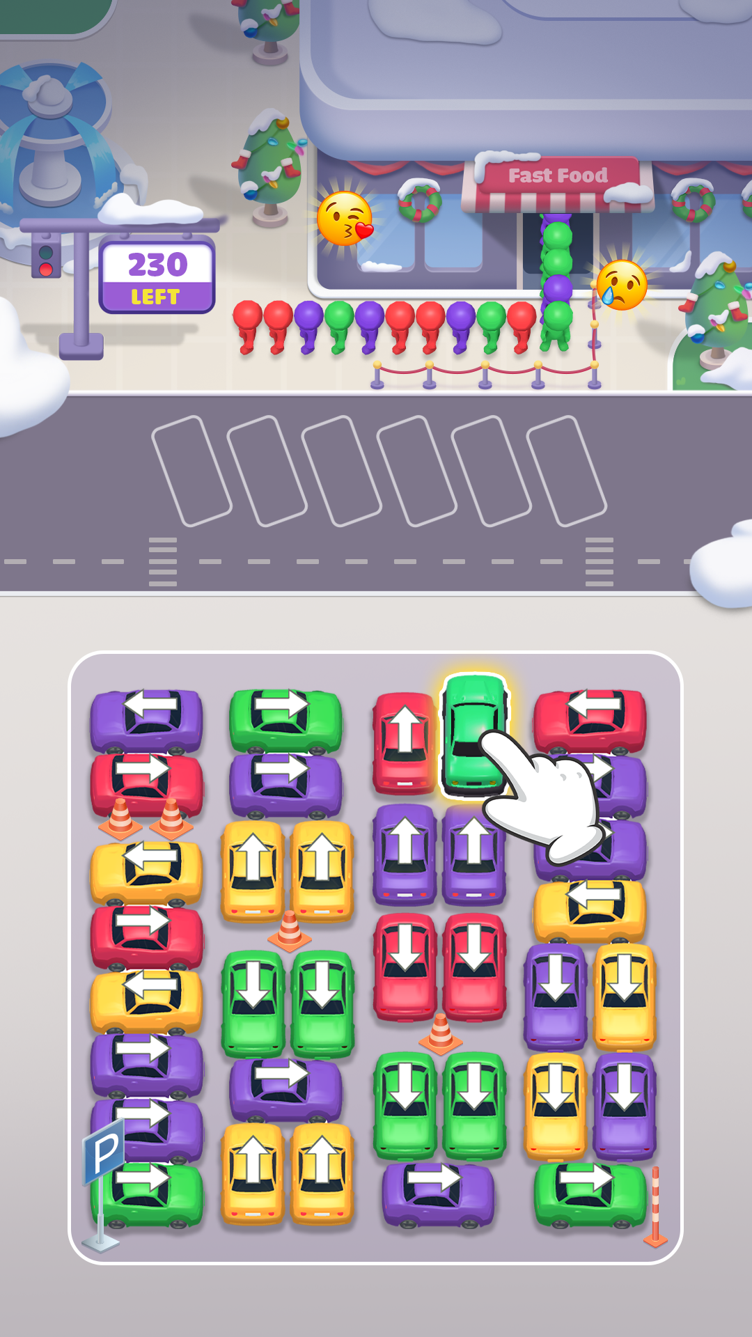 اسکرین شات 1 بازی Bus Fever: Color Parking Jam